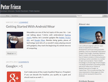 Tablet Screenshot of peterfriese.de